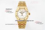 IPF Audemars Piguet Royal Oak 37mm Yellow Gold White Dial 1:1 Clone